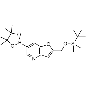 2-(((Tert-butyldimethylsilyl)oxy)methyl)-6-(4,4,5,5-tetramethyl-1,3,2-dioxaborolan-2-yl)furo[3,2-b]pyridine|CS-0175376