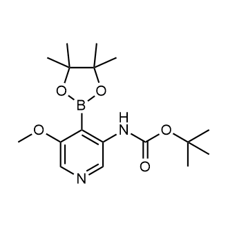 Tert-butyl (5-methoxy-4-(4,4,5,5-tetramethyl-1,3,2-dioxaborolan-2-yl)pyridin-3-yl)carbamate|CS-0175420