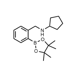 N-(2-(4,4,5,5-Tetramethyl-1,3,2-dioxaborolan-2-yl)benzyl)cyclopentanamine|CS-0175676