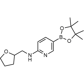 N-((Tetrahydrofuran-2-yl)methyl)-5-(4,4,5,5-tetramethyl-1,3,2-dioxaborolan-2-yl)pyridin-2-amine|CS-0175712