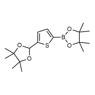4,4,5,5-Tetramethyl-2-[5-(4,4,5,5-tetramethyl-1,3-dioxolan-2-yl)thien-2-yl]-1,3,2-dioxaborolane|CS-0175745