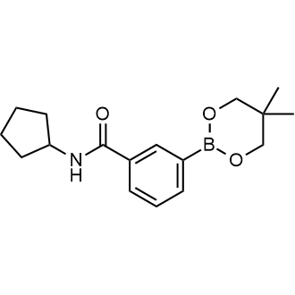 N-Cyclopentyl-3-(5,5-dimethyl-1,3,2-dioxaborinan-2-yl)benzamide|CS-0175755