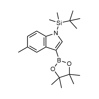 1-(Tert-butyldimethylsilyl)-5-methyl-3-(4,4,5,5-tetramethyl-1,3,2-dioxaborolan-2-yl)-1H-indole|CS-0175858