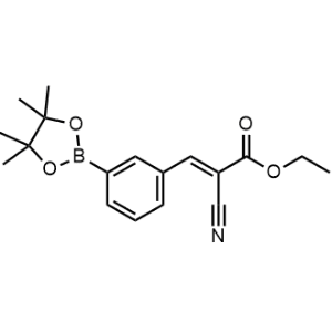 Ethyl (E)-2-cyano-3-(3-(4,4,5,5-tetramethyl-1,3,2-dioxaborolan-2-yl)phenyl)acrylate|CS-0176026