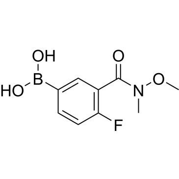 (4-Fluoro-3-(methoxy(methyl)carbamoyl)phenyl)boronic acid|CS-0176060