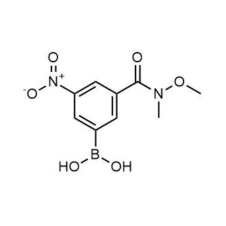 (3-(Methoxy(methyl)carbamoyl)-5-nitrophenyl)boronic acid|CS-0176062