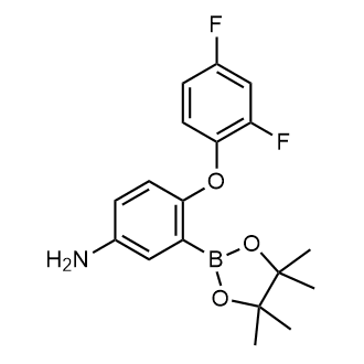4-(2,4-Difluorophenoxy)-3-(4,4,5,5-tetramethyl-1,3,2-dioxaborolan-2-yl)aniline|CS-0176175
