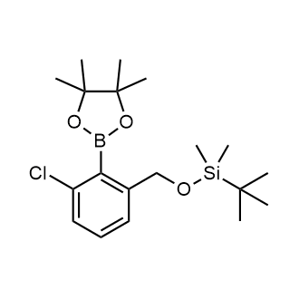 tert-Butyl((3-chloro-2-(4,4,5,5-tetramethyl-1,3,2-dioxaborolan-2-yl)benzyl)oxy)dimethylsilane|CS-0176261