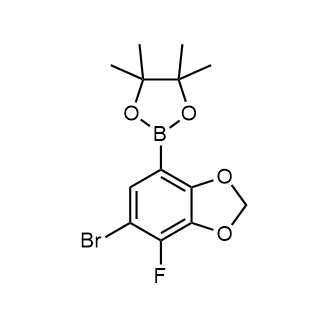 2-(6-Bromo-7-fluorobenzo[d][1,3]dioxol-4-yl)-4,4,5,5-tetramethyl-1,3,2-dioxaborolane|CS-0176305