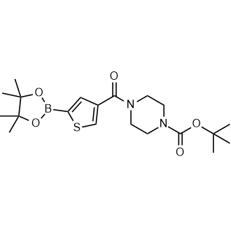 tert-Butyl 4-(5-(4,4,5,5-tetramethyl-1,3,2-dioxaborolan-2-yl)thiophene-3-carbonyl)piperazine-1-carboxylate|CS-0176333