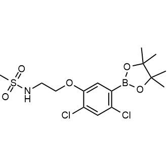 N-(2-(2,4-Dichloro-5-(4,4,5,5-tetramethyl-1,3,2-dioxaborolan-2-yl)phenoxy)ethyl)methanesulfonamide|CS-0176468