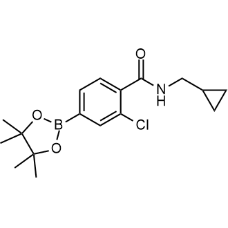 2-Chloro-N-(cyclopropylmethyl)-4-(4,4,5,5-tetramethyl-1,3,2-dioxaborolan-2-yl)benzamide|CS-0176488