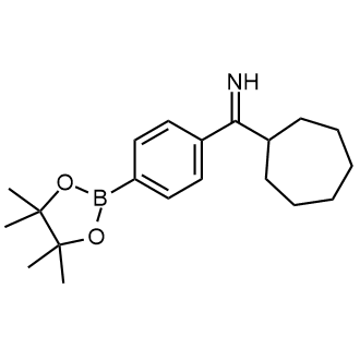 Cycloheptyl(4-(4,4,5,5-tetramethyl-1,3,2-dioxaborolan-2-yl)phenyl)methanimine|CS-0176500