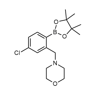 4-(5-Chloro-2-(4,4,5,5-tetramethyl-1,3,2-dioxaborolan-2-yl)benzyl)morpholine|CS-0176533