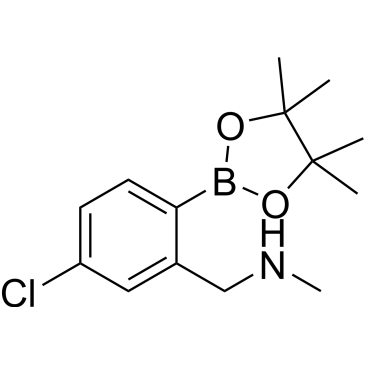 1-(5-Chloro-2-(4,4,5,5-tetramethyl-1,3,2-dioxaborolan-2-yl)phenyl)-n-methylmethanamine|CS-0176535
