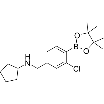 N-(3-Chloro-4-(4,4,5,5-tetramethyl-1,3,2-dioxaborolan-2-yl)benzyl)cyclopentanamine|CS-0176561
