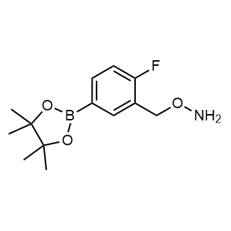 O-(2-Fluoro-5-(4,4,5,5-tetramethyl-1,3,2-dioxaborolan-2-yl)benzyl)hydroxylamine|CS-0176585
