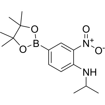 N-Isopropyl-2-nitro-4-(4,4,5,5-tetramethyl-1,3,2-dioxaborolan-2-yl)aniline|CS-0176609