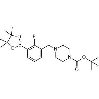 tert-Butyl 4-(2-fluoro-3-(4,4,5,5-tetramethyl-1,3,2-dioxaborolan-2-yl)benzyl)piperazine-1-carboxylate|CS-0176667