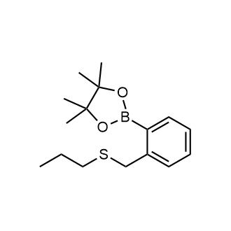 4,4,5,5-Tetramethyl-2-(2-((propylthio)methyl)phenyl)-1,3,2-dioxaborolane|CS-0176690