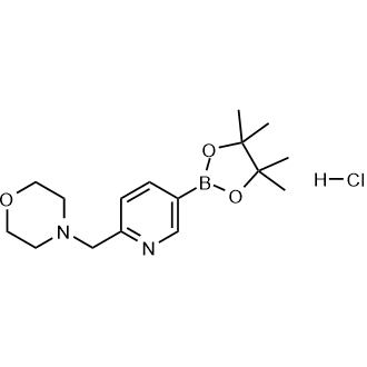4-((5-(4,4,5,5-Tetramethyl-1,3,2-dioxaborolan-2-yl)pyridin-2-yl)methyl)morpholine hydrochloride|CS-0176748