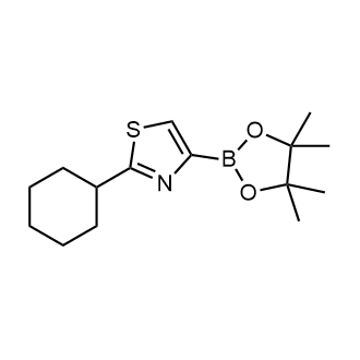 2-Cyclohexyl-4-(4,4,5,5-tetramethyl-1,3,2-dioxaborolan-2-yl)thiazole|CS-0176764