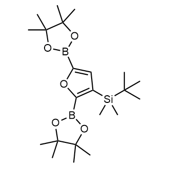 [2,5-Bis(tetramethyl-1,3,2-dioxaborolan-2-yl)furan-3-yl](tert-butyl)dimethylsilane|CS-0176833