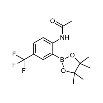 N-(2-(4,4,5,5-Tetramethyl-1,3,2-dioxaborolan-2-yl)-4-(trifluoromethyl)phenyl)acetamide|CS-0176883