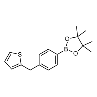 4,4,5,5-Tetramethyl-2-[4-(thien-2-ylmethyl)phenyl]-1,3,2-dioxaborolane|CS-0176964