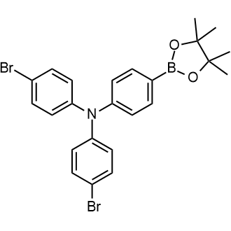 2-[4-[Bis(4-bromophenyl)amino]phenyl]-4,4,5,5-tetramethyl-1,3,2-dioxaborolane|CS-0176976