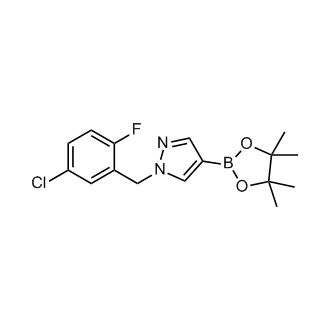 1-(5-Chloro-2-fluoro-benzyl)-4-(4,4,5,5-tetramethyl-[1,3,2]dioxaborolan-2-yl)-1H-pyrazole|CS-0177037