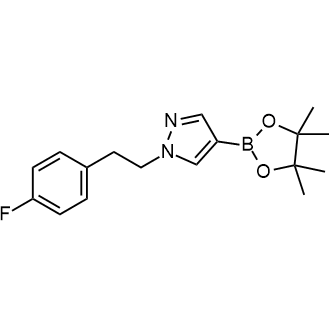 1-[2-(4-Fluorophenyl)ethyl]-4-(4,4,5,5-tetramethyl-1,3,2-dioxaborolan-2-yl)-1H-pyrazole|CS-0177063