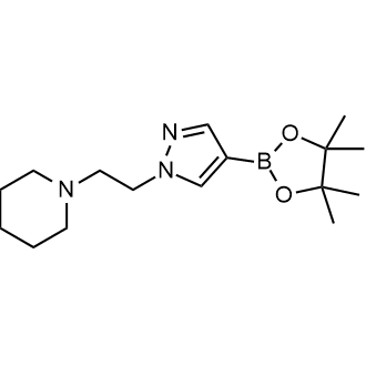 1-(2-(4-(4,4,5,5-Tetramethyl-1,3,2-dioxaborolan-2-yl)-1H-pyrazol-1-yl)ethyl)piperidine|CS-0177067