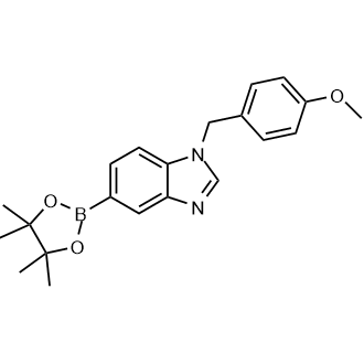 1-[(4-Methoxyphenyl)methyl]-5-(tetramethyl-1,3,2-dioxaborolan-2-yl)-1,3-benzodiazole|CS-0177124