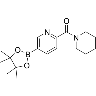 2-[(Piperidin-1-yl)carbonyl]-5-(tetramethyl-1,3,2-dioxaborolan-2-yl)pyridine|CS-0177149