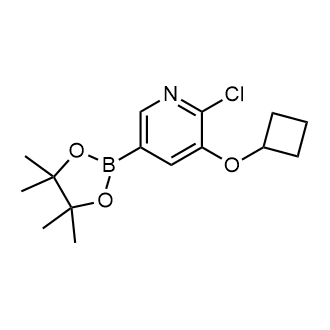2-Chloro-3-cyclobutoxy-5-(tetramethyl-1,3,2-dioxaborolan-2-yl)pyridine|CS-0177152