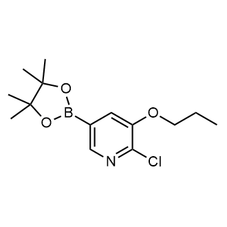 2-Chloro-3-propoxy-5-(tetramethyl-1,3,2-dioxaborolan-2-yl)pyridine|CS-0177154