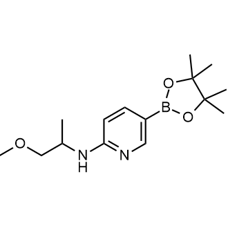 N-(1-Methoxypropan-2-yl)-5-(tetramethyl-1,3,2-dioxaborolan-2-yl)pyridin-2-amine|CS-0177160