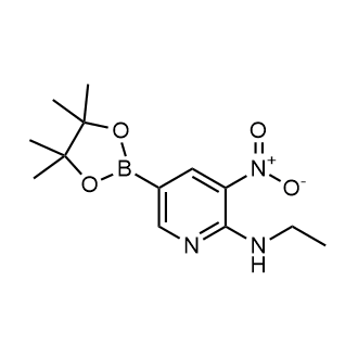 N-Ethyl-3-nitro-5-(tetramethyl-1,3,2-dioxaborolan-2-yl)pyridin-2-amine|CS-0177163