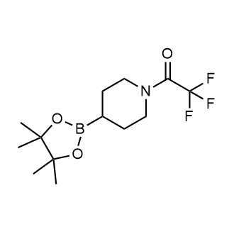 2,2,2-Trifluoro-1-[4-(tetramethyl-1,3,2-dioxaborolan-2-yl)piperidin-1-yl]ethanone|CS-0177176