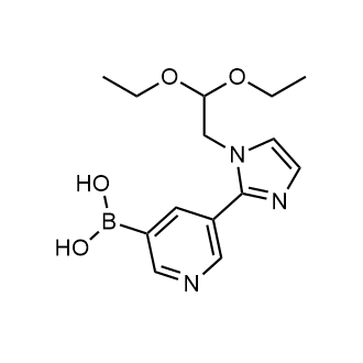 {5-[1-(2,2-Diethoxyethyl)imidazol-2-yl]pyridin-3-yl}boronic acid|CS-0177255