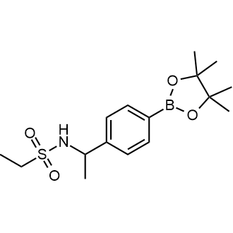 N-{1-[4-(Tetramethyl-1,3,2-dioxaborolan-2-yl)phenyl]ethyl}ethanesulfonamide|CS-0177257
