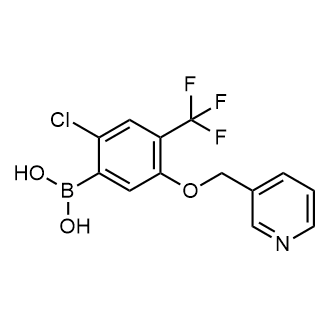 [2-Chloro-5-(pyridin-3-ylmethoxy)-4-(trifluoromethyl)phenyl]boronic acid|CS-0177320