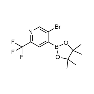 5-Bromo-4-(tetramethyl-1,3,2-dioxaborolan-2-yl)-2-(trifluoromethyl)pyridine|CS-0177332
