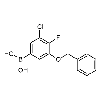 [3-(Benzyloxy)-5-chloro-4-fluorophenyl]boronic acid|CS-0177362