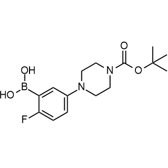 (5-{4-[(tert-Butoxy)carbonyl]piperazin-1-yl}-2-fluorophenyl)boronic acid|CS-0177379