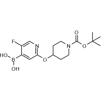 [2-({1-[(tert-Butoxy)carbonyl]piperidin-4-yl}oxy)-5-fluoropyridin-4-yl]boronic acid|CS-0177383