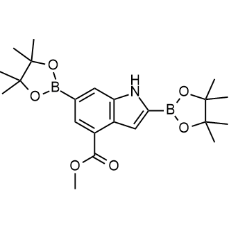 Methyl 2,6-bis(tetramethyl-1,3,2-dioxaborolan-2-yl)-1H-indole-4-carboxylate|CS-0177520