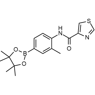 Thiazole-4-carboxylic acid [2-methyl-4-(4,4,5,5-tetramethyl-[1,3,2]dioxaborolan-2-yl)-phenyl]-amide|CS-0177548