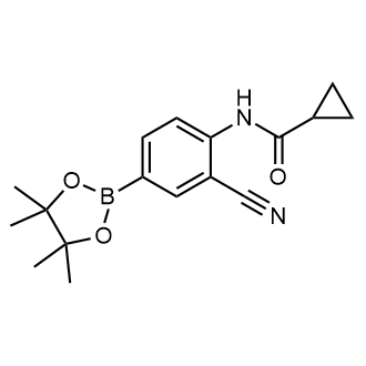 (2-Cyano-4-(4,4,5,5-tetramethyl-1,3,2-dioxaborolan-2-yl)phenyl)cyclopropanecarboxamide|CS-0177556